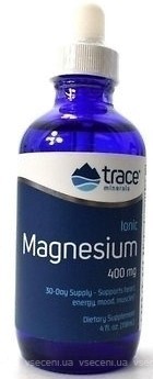 Фото Trace Minerals Ionic Magnesium 400 мг 118 мл (TMR00353)