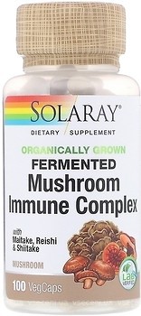 Фото Solaray Maitake Mushroom 600 мг 100 капсул (SOR01378)