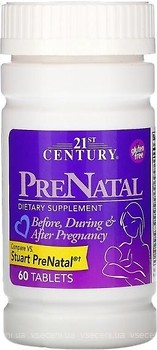 Фото 21st Century PreNatal 60 таблеток