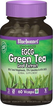 Фото Bluebonnet EGCG Green Tea Leaf Extract 60 капсул