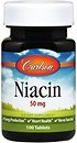 Фото Carlson Labs Niacin 50 мг 100 таблеток
