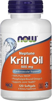 Фото Now Foods Krill Oil 500 мг 120 капсул