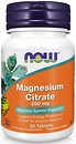 Фото Now Foods Magnesium Citrate 200 мг 30 таблеток