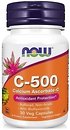 Фото Now Foods Vitamin C 500 Calcium Ascorbate-C 30 капсул