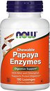 Фото Now Foods Papaya Enzymes 180 леденцов