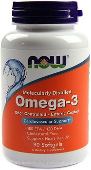 Фото Now Foods Omega-3 Molecularly Distilled 90 капсул