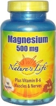 Фото Nature's Life Magnesium 100 капсул