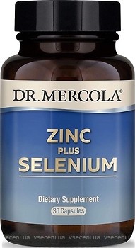 Фото Dr. Mercola Zinc Plus Selenium 30 капсул