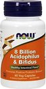 Фото Now Foods Acidophilus & Bifidus 8 billion 60 капсул