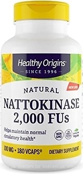 Фото Healthy Origins Nattokinase 2000 FU's 100 мг 180 капсул