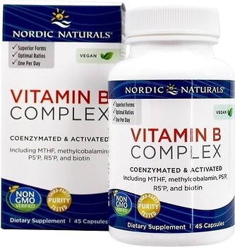 Фото Nordic Naturals Vitamin B Complex 45 капсул