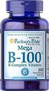 Фото Puritan's Pride Mega B-100 Complex 100 капсул