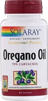 Фото Solaray Oregano Oil 60 капсул (SOR41349)