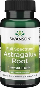 Фото Swanson Full Spectrum Astragalus Root 100 капсул