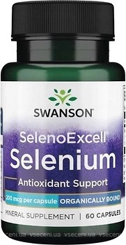 Фото Swanson SelenoExcell Selenium 60 капсул