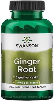 Фото Swanson Ginger Root 100 капсул