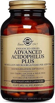 Фото Solgar Advanced Acidophilus Plus 120 капсул