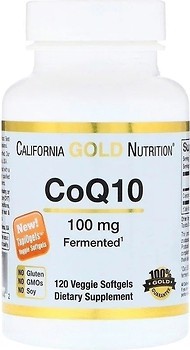 Фото California Gold Nutrition CoQ10 100 мг 120 капсул (CGN00944)