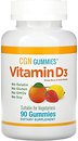 Фото California Gold Nutrition Vitamin D3 Gummies 50 мкг со вкусом ягодно-фруктовый 90 таблеток