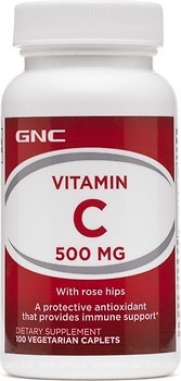 Фото GNC Vitamin C 500 мг 100 таблеток