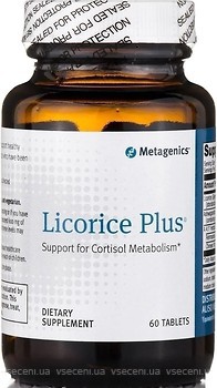 Фото Metagenics Licorice Plus 60 таблеток