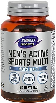 Фото Now Foods Mens Active Sports Multi 90 капсул