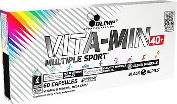 Фото Olimp Nutrition Vita-Min Multiple Sport 40 Plus 60 капсул