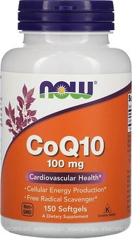 Фото Now Foods CoQ10 100 мг 150 капсул