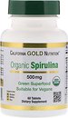 Фото California Gold Nutrition Organic Spirulina 500 мг 60 таблеток