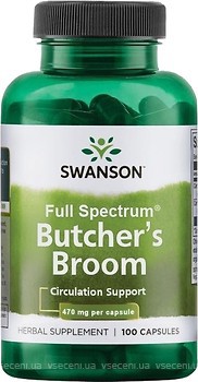 Фото Swanson Butcher's Broom 100 капсул