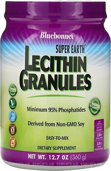 Фото Bluebonnet Nutrition Super Earth Lecithin Granules 360 г