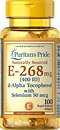 Фото Puritan's Pride Vitamin E 268 мг with Selenium 50 мкг 100 капсул