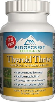 Фото RidgeCrest Herbals Thyroid Thrive 60 капсул