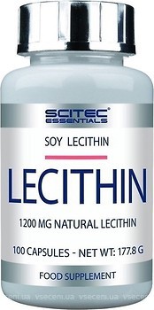 Фото Scitec Essentials Lecithin 100 капсул