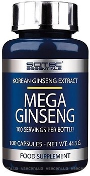 Фото Scitec Essentials Mega Ginseng 100 капсул