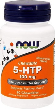 Фото Now Foods 5-HTP 100 мг 90 таблеток