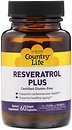 Фото Country Life Resveratrol Plus 60 капсул