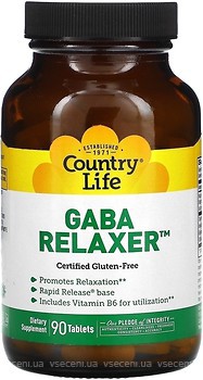 Фото Country Life Gaba Relaxer 90 таблеток