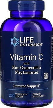 Фото Life Extension Vitamin C and Bio-Quercetin Phytosome 250 таблеток