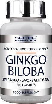 Фото Scitec Essentials Ginkgo Biloba 100 капсул