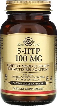 Фото Solgar 5-HTP 100 мг 90 капсул