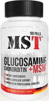 Фото MST Nutrition Glucosamine Chondroitin + MSM 90 таблеток