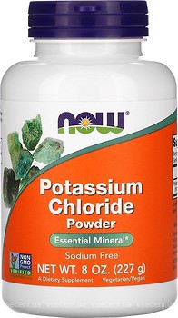 Фото Now Foods Potassium Chloride Powder 227 г