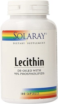 Фото Solaray Lecithin 100 капсул