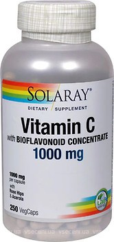 Фото Solaray Vitamin C with Bioflavonoid Concentrate 1000 мг 250 капсул