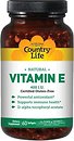 Фото Country Life Vitamin E 400 IU 60 капсул
