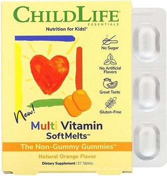 Фото ChildLife Healthy Vision SoftMelts со вкусом апельсина 27 таблеток