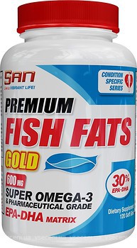 Фото SAN Premium Fish Fats Gold 120 капсул