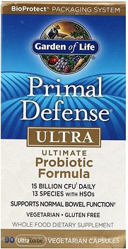 Фото Garden of Life Primal Defense Ultra Probiotic Formula 90 капсул