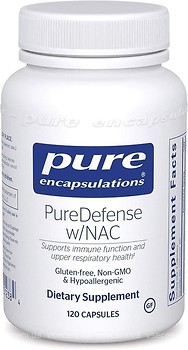 Фото Pure Encapsulations PureDefense with NAC 120 капсул